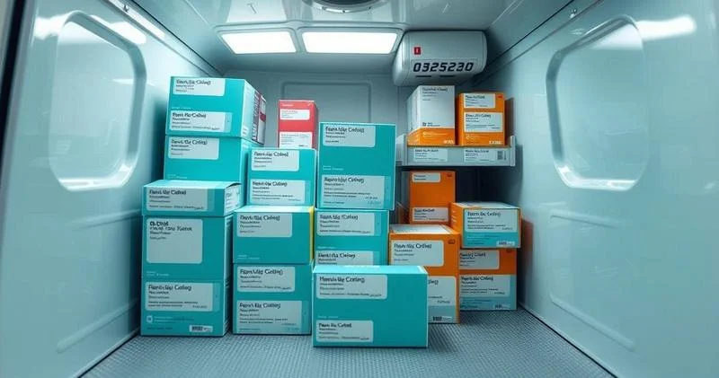 Transporte de medicamento hospitalar